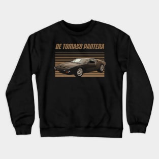 De Tomaso Pantera 1970 Awesome Automobile Crewneck Sweatshirt